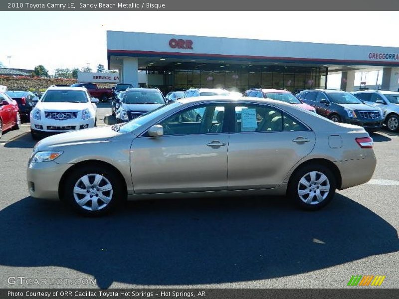 Sandy Beach Metallic / Bisque 2010 Toyota Camry LE