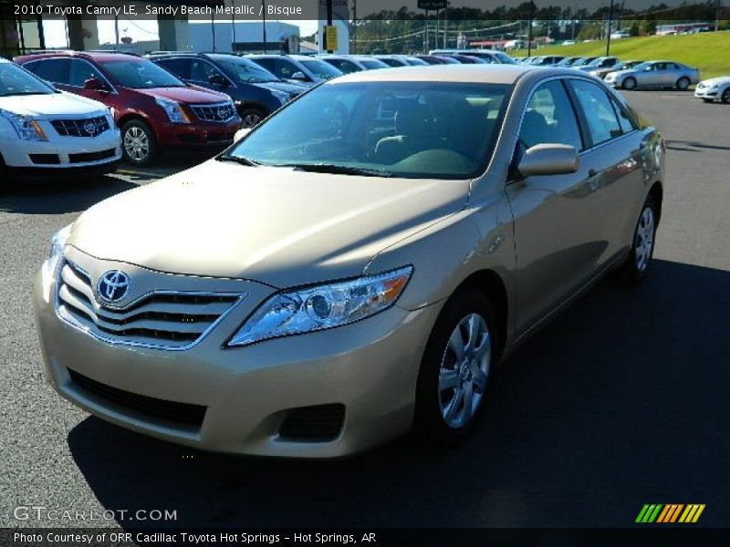 Sandy Beach Metallic / Bisque 2010 Toyota Camry LE
