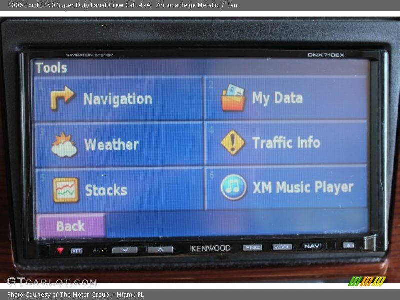 Arizona Beige Metallic / Tan 2006 Ford F250 Super Duty Lariat Crew Cab 4x4