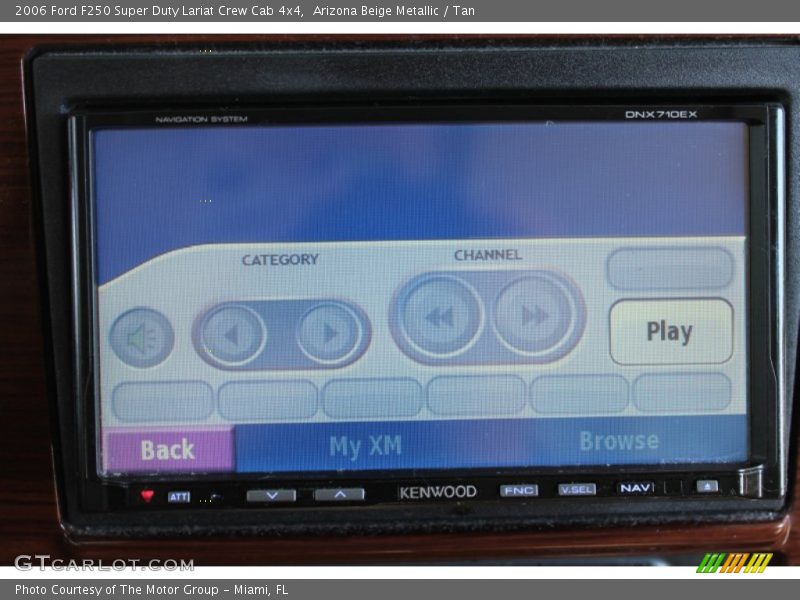 Arizona Beige Metallic / Tan 2006 Ford F250 Super Duty Lariat Crew Cab 4x4