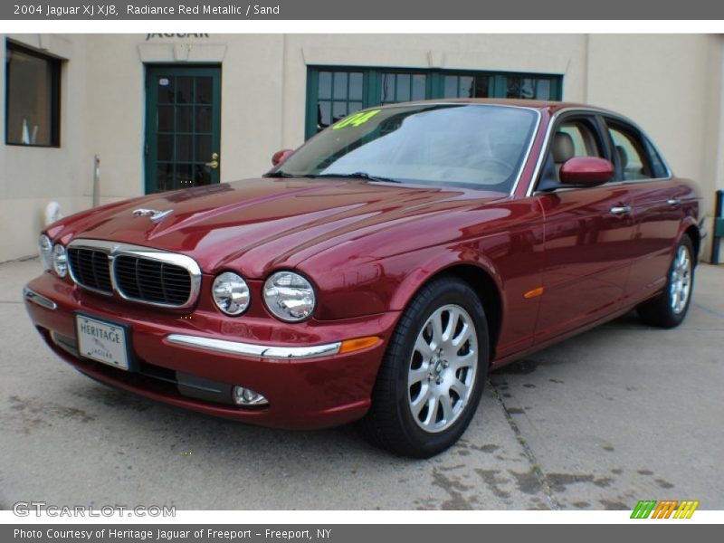 Radiance Red Metallic / Sand 2004 Jaguar XJ XJ8