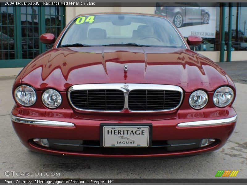 Radiance Red Metallic / Sand 2004 Jaguar XJ XJ8