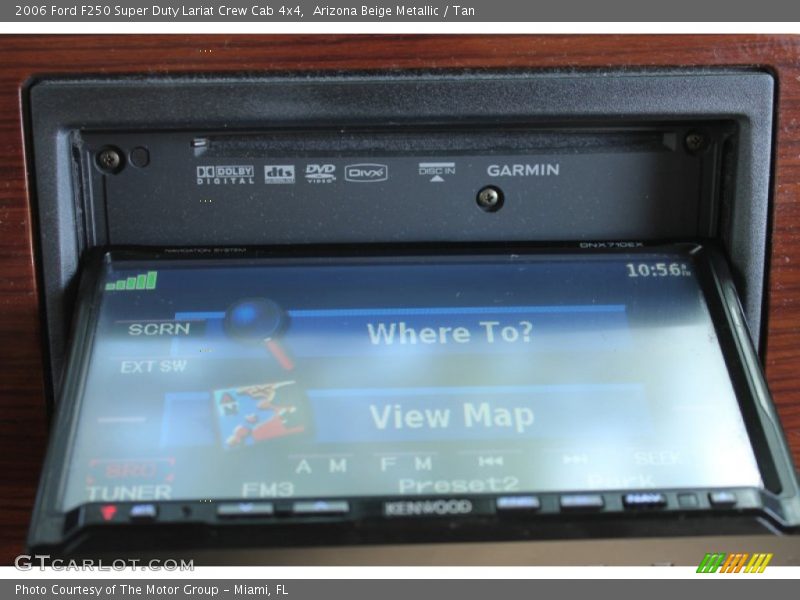 Arizona Beige Metallic / Tan 2006 Ford F250 Super Duty Lariat Crew Cab 4x4