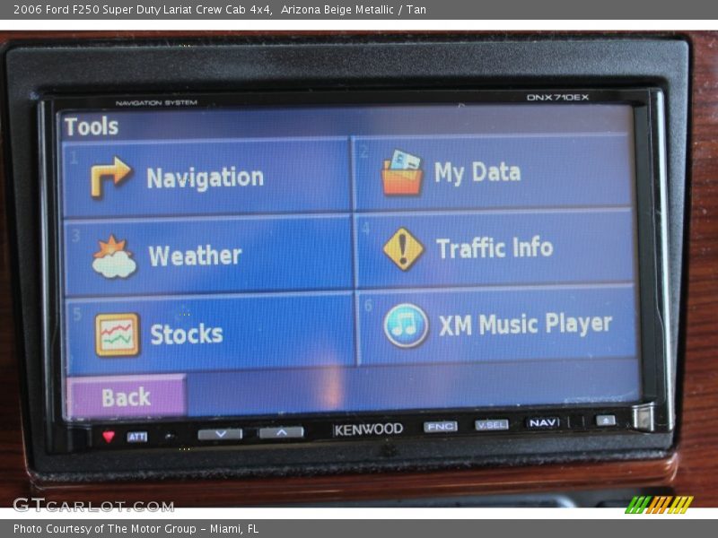 Arizona Beige Metallic / Tan 2006 Ford F250 Super Duty Lariat Crew Cab 4x4