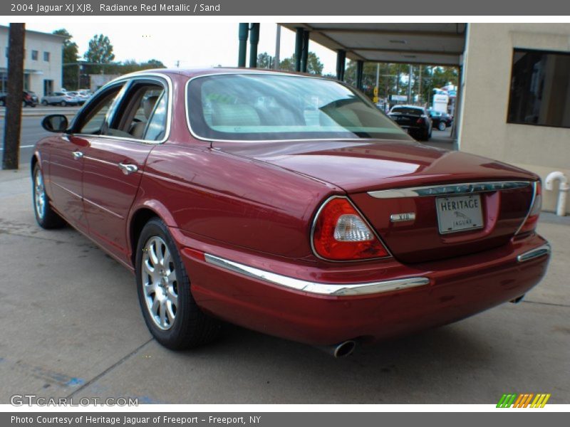 Radiance Red Metallic / Sand 2004 Jaguar XJ XJ8