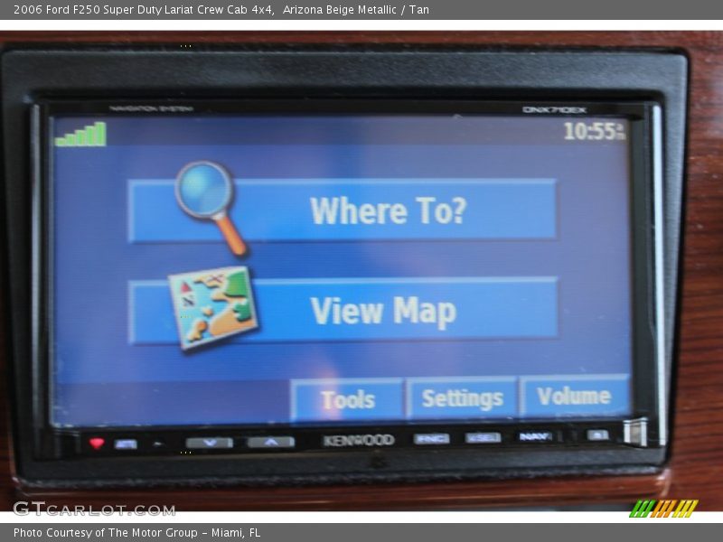 Arizona Beige Metallic / Tan 2006 Ford F250 Super Duty Lariat Crew Cab 4x4