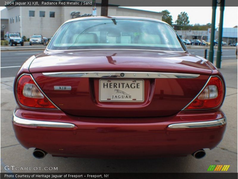 Radiance Red Metallic / Sand 2004 Jaguar XJ XJ8