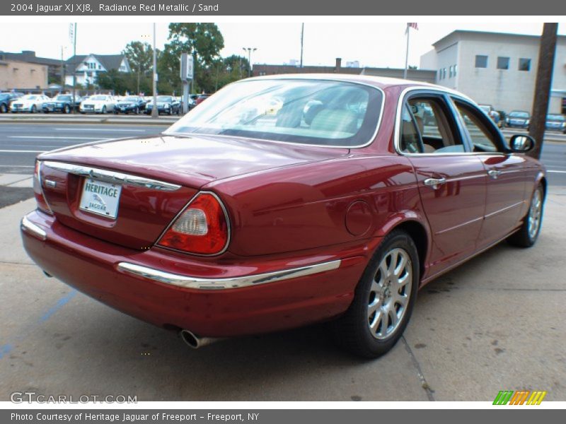 Radiance Red Metallic / Sand 2004 Jaguar XJ XJ8