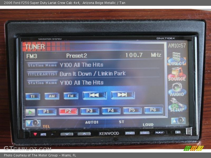 Arizona Beige Metallic / Tan 2006 Ford F250 Super Duty Lariat Crew Cab 4x4