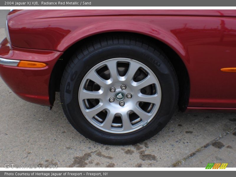 Radiance Red Metallic / Sand 2004 Jaguar XJ XJ8