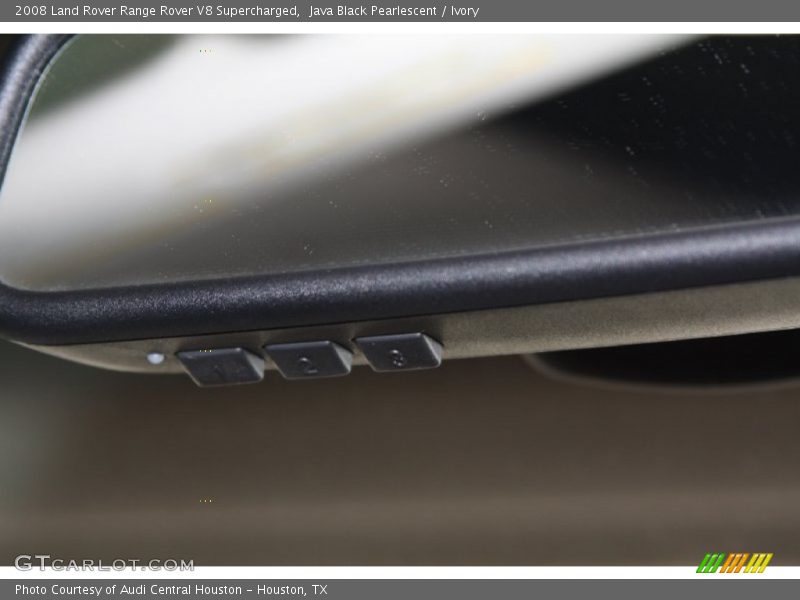 Java Black Pearlescent / Ivory 2008 Land Rover Range Rover V8 Supercharged