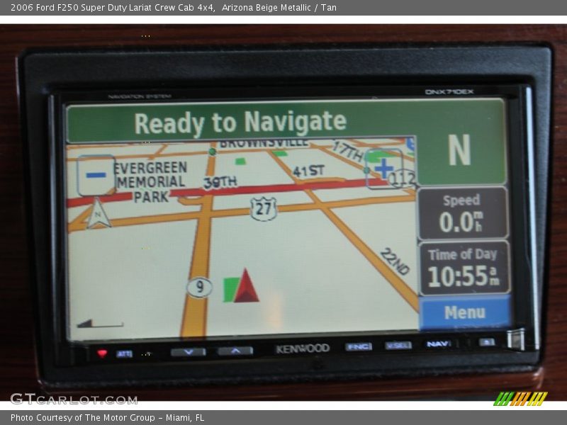 Arizona Beige Metallic / Tan 2006 Ford F250 Super Duty Lariat Crew Cab 4x4
