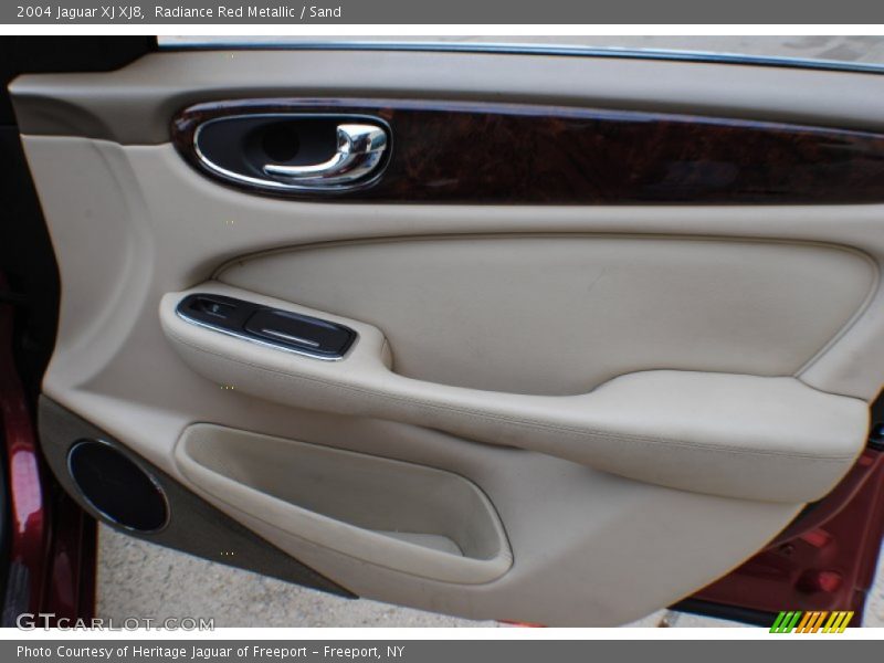 Radiance Red Metallic / Sand 2004 Jaguar XJ XJ8