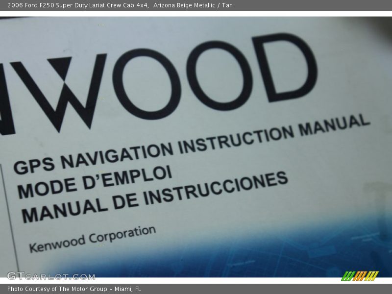 Arizona Beige Metallic / Tan 2006 Ford F250 Super Duty Lariat Crew Cab 4x4