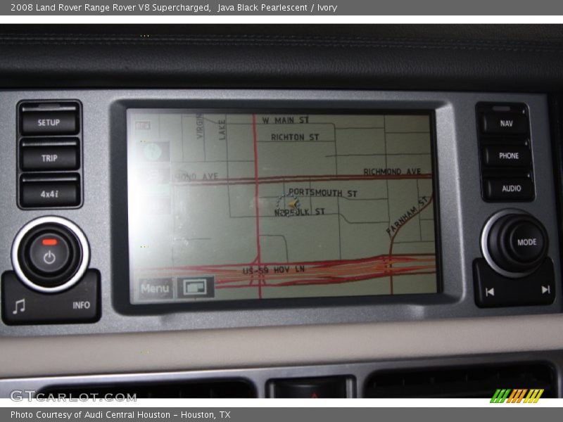 Java Black Pearlescent / Ivory 2008 Land Rover Range Rover V8 Supercharged