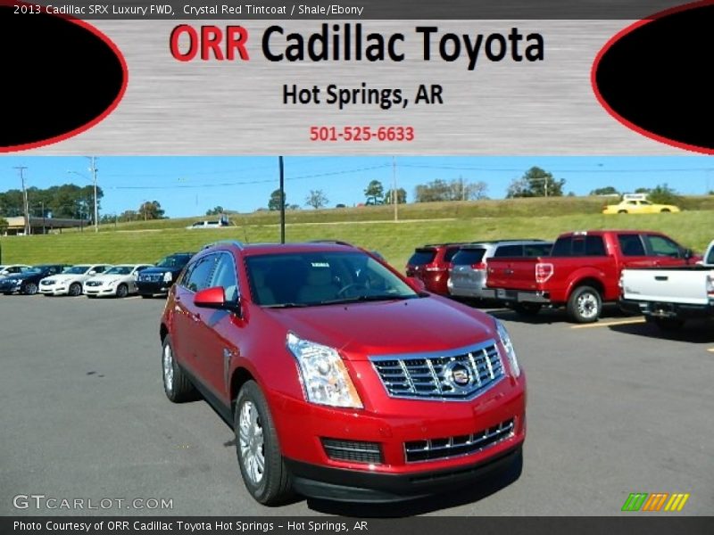 Crystal Red Tintcoat / Shale/Ebony 2013 Cadillac SRX Luxury FWD