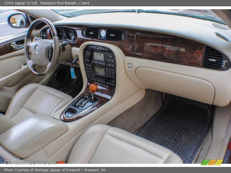 Radiance Red Metallic / Sand 2004 Jaguar XJ XJ8