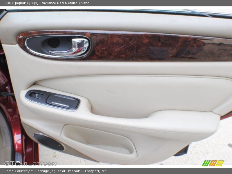 Radiance Red Metallic / Sand 2004 Jaguar XJ XJ8