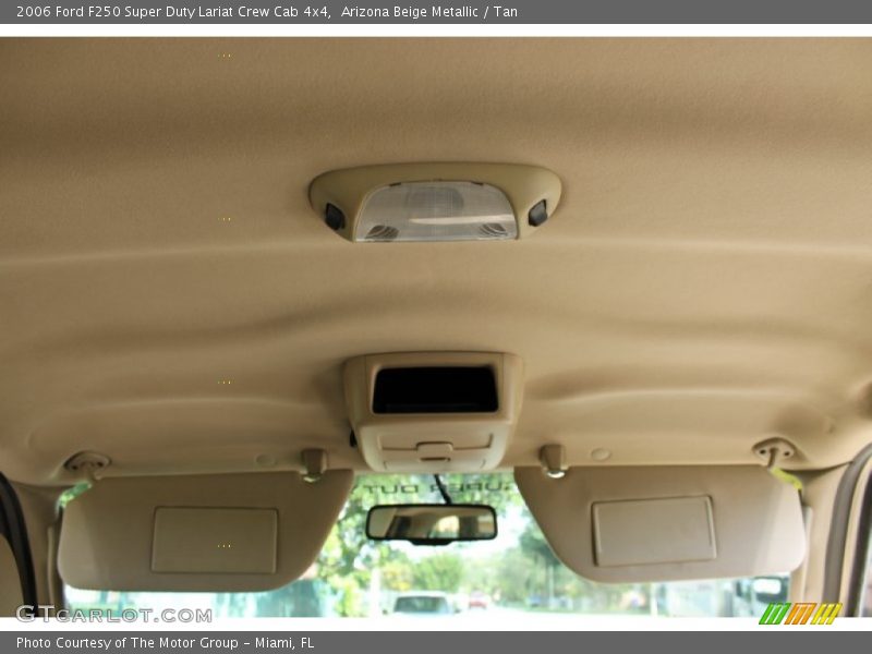 Arizona Beige Metallic / Tan 2006 Ford F250 Super Duty Lariat Crew Cab 4x4