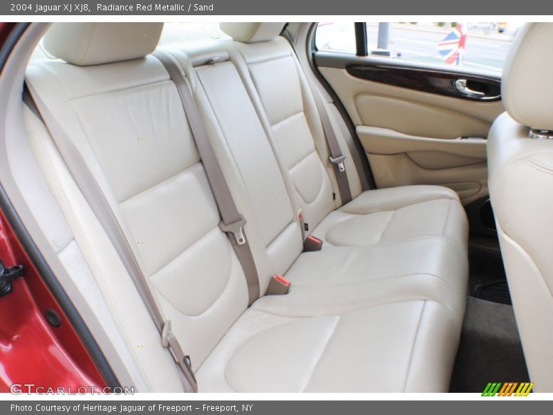 Radiance Red Metallic / Sand 2004 Jaguar XJ XJ8