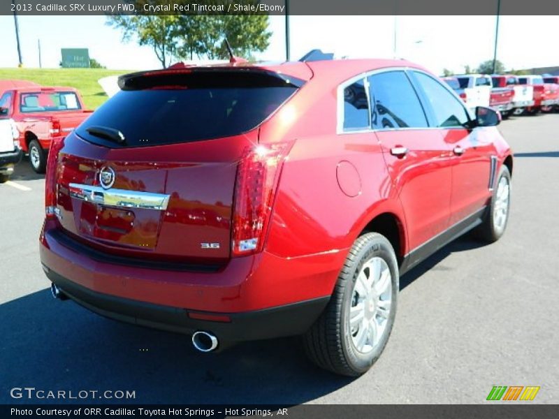 Crystal Red Tintcoat / Shale/Ebony 2013 Cadillac SRX Luxury FWD