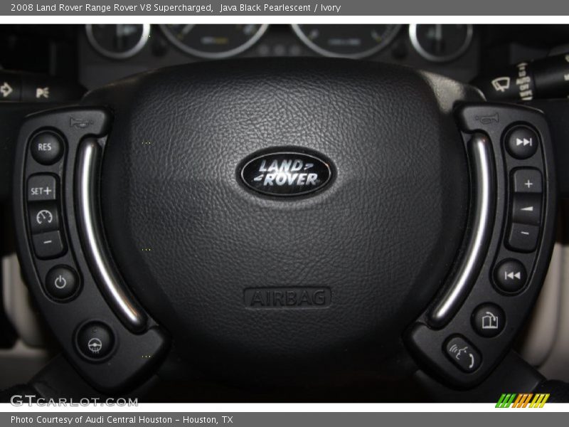 Java Black Pearlescent / Ivory 2008 Land Rover Range Rover V8 Supercharged