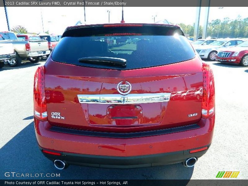 Crystal Red Tintcoat / Shale/Ebony 2013 Cadillac SRX Luxury FWD