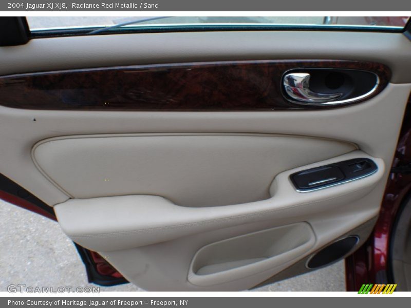 Radiance Red Metallic / Sand 2004 Jaguar XJ XJ8