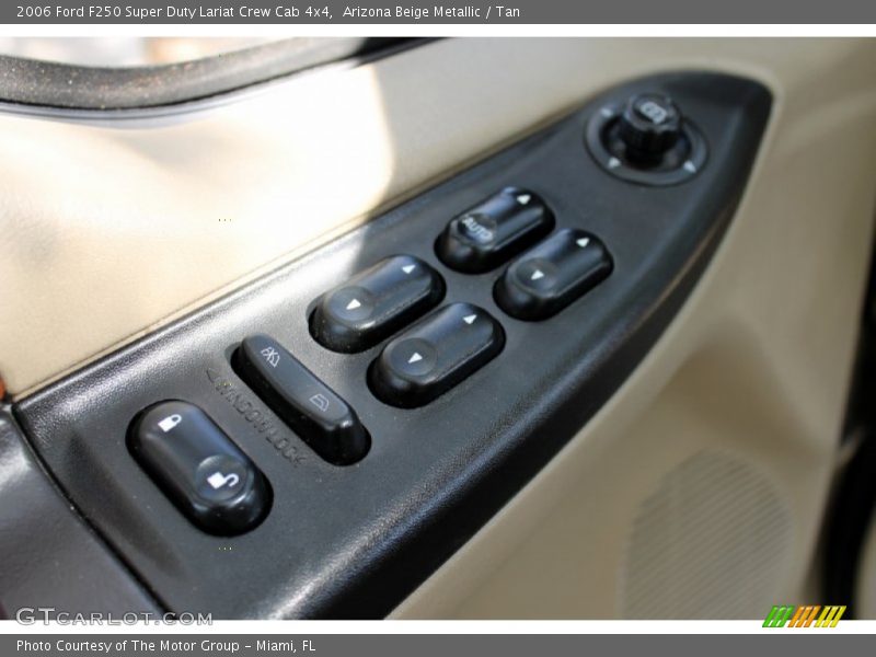 Arizona Beige Metallic / Tan 2006 Ford F250 Super Duty Lariat Crew Cab 4x4