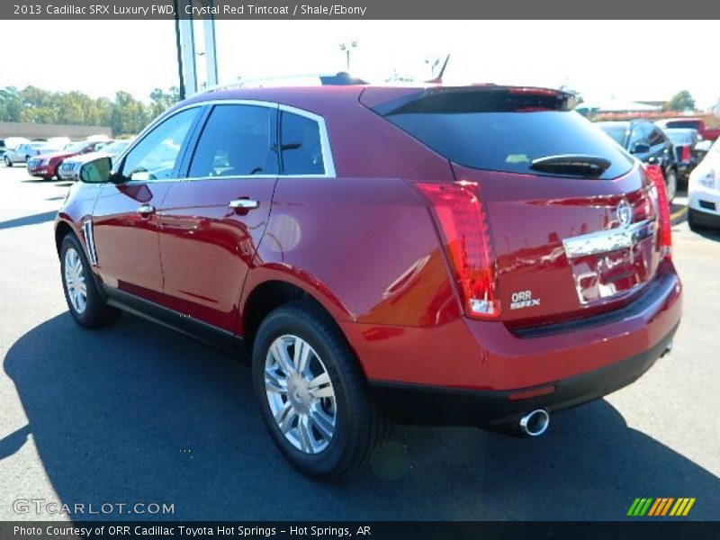 Crystal Red Tintcoat / Shale/Ebony 2013 Cadillac SRX Luxury FWD