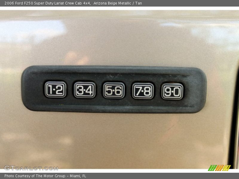Arizona Beige Metallic / Tan 2006 Ford F250 Super Duty Lariat Crew Cab 4x4