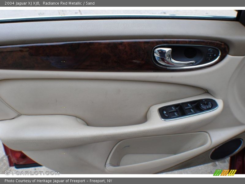 Radiance Red Metallic / Sand 2004 Jaguar XJ XJ8