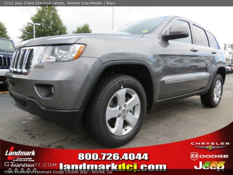 Mineral Gray Metallic / Black 2013 Jeep Grand Cherokee Laredo