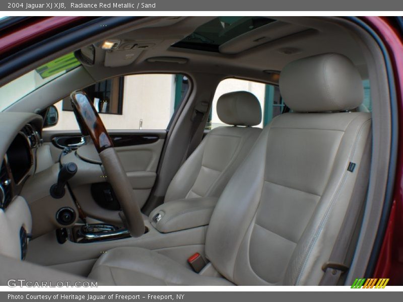 Radiance Red Metallic / Sand 2004 Jaguar XJ XJ8