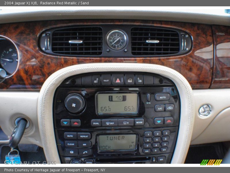 Radiance Red Metallic / Sand 2004 Jaguar XJ XJ8