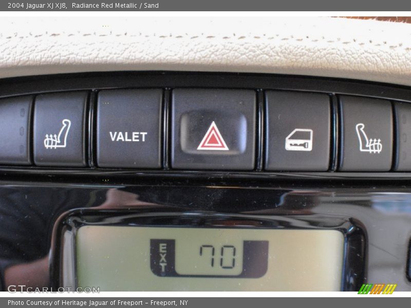 Radiance Red Metallic / Sand 2004 Jaguar XJ XJ8
