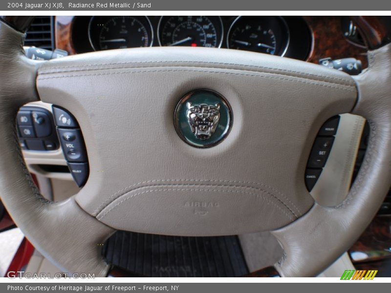 Radiance Red Metallic / Sand 2004 Jaguar XJ XJ8