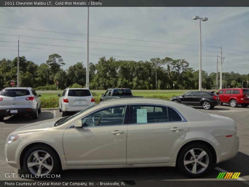 Gold Mist Metallic / Ebony 2011 Chevrolet Malibu LT
