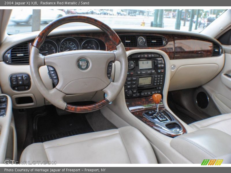 Radiance Red Metallic / Sand 2004 Jaguar XJ XJ8