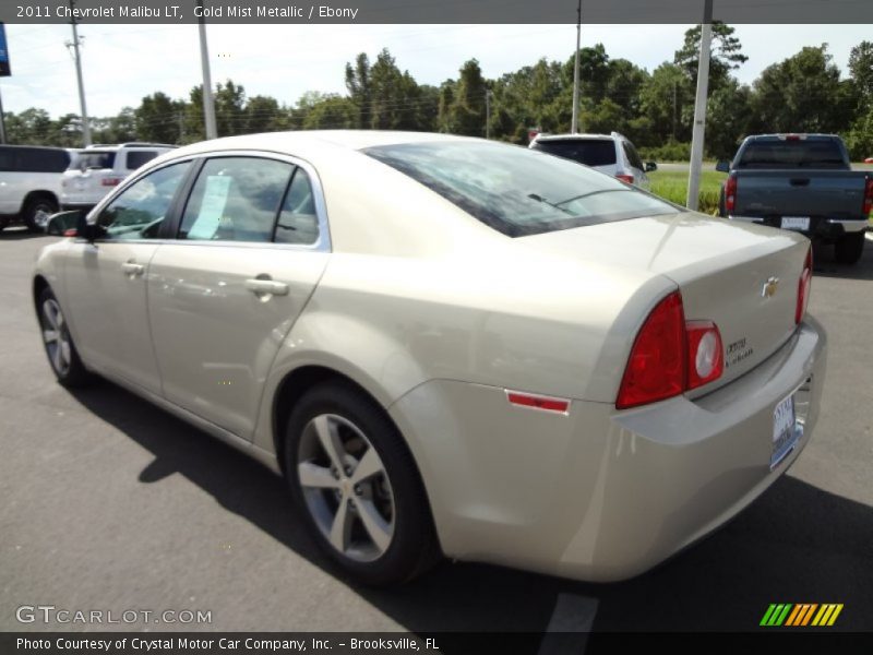 Gold Mist Metallic / Ebony 2011 Chevrolet Malibu LT