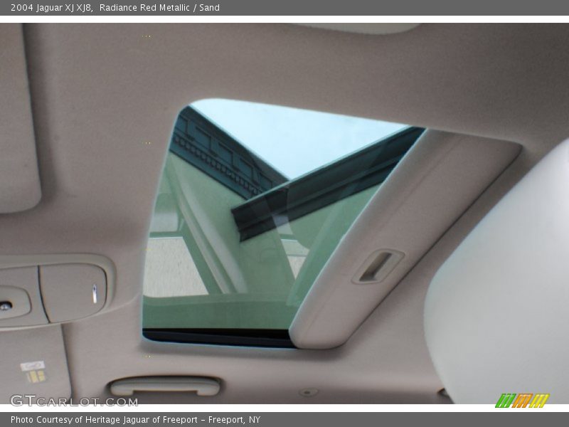 Radiance Red Metallic / Sand 2004 Jaguar XJ XJ8