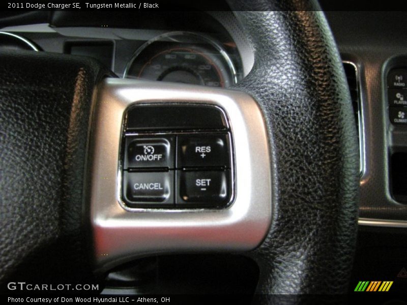 Tungsten Metallic / Black 2011 Dodge Charger SE