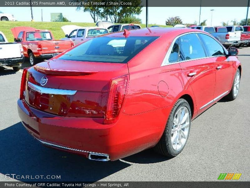 Crystal Red Tintcoat / Shale/Cocoa 2013 Cadillac XTS Premium AWD