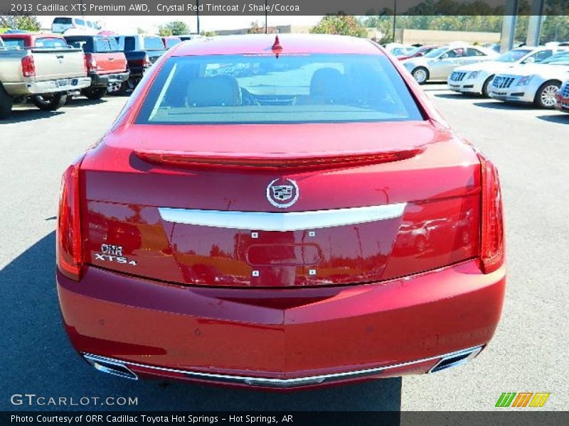 Crystal Red Tintcoat / Shale/Cocoa 2013 Cadillac XTS Premium AWD