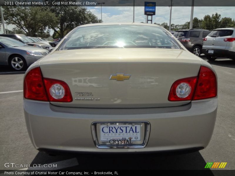 Gold Mist Metallic / Ebony 2011 Chevrolet Malibu LT