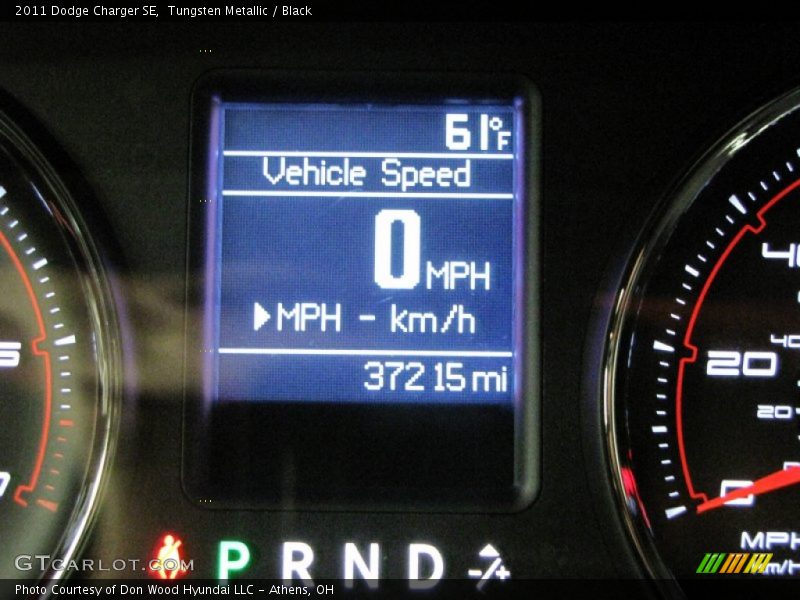 Tungsten Metallic / Black 2011 Dodge Charger SE