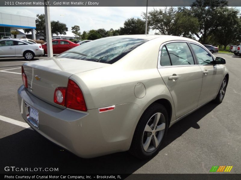 Gold Mist Metallic / Ebony 2011 Chevrolet Malibu LT