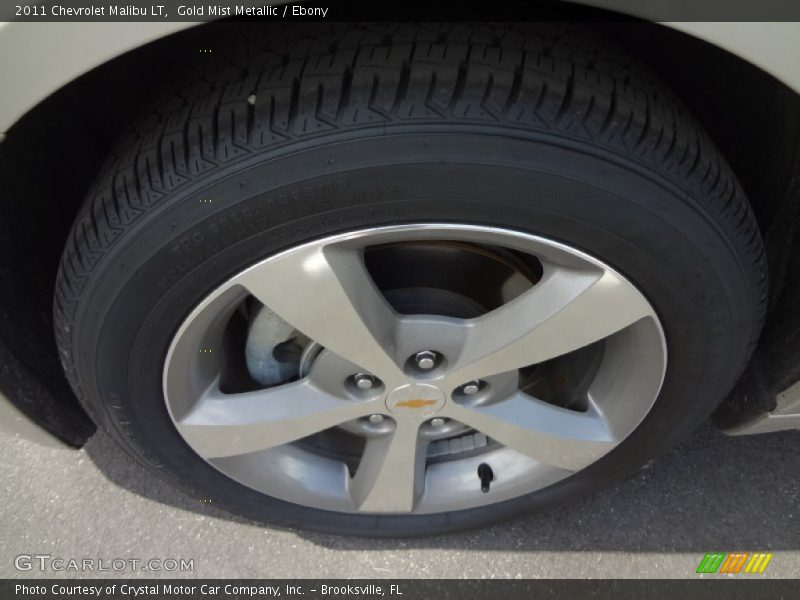 Gold Mist Metallic / Ebony 2011 Chevrolet Malibu LT