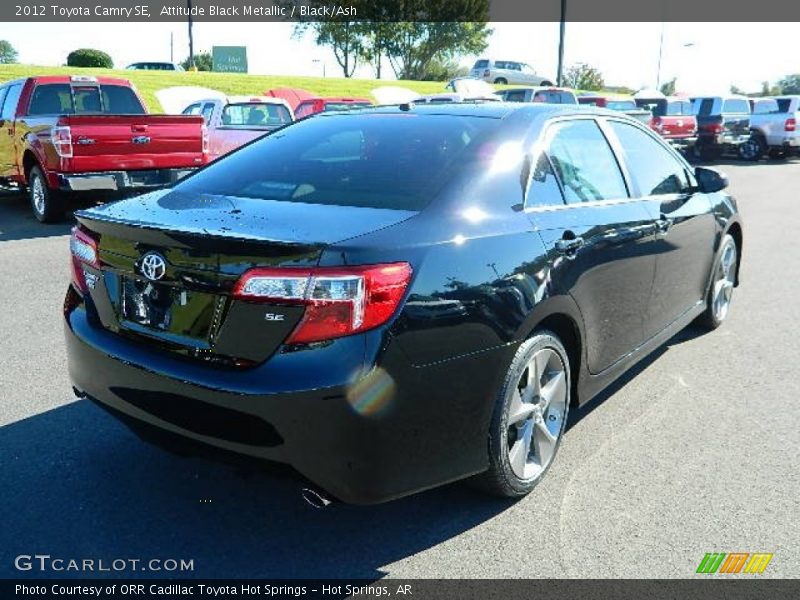 Attitude Black Metallic / Black/Ash 2012 Toyota Camry SE