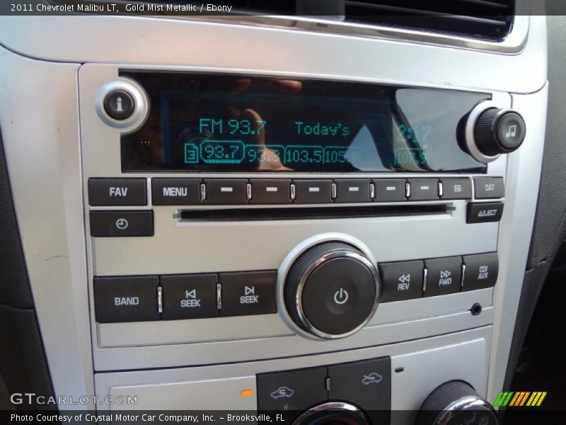 Gold Mist Metallic / Ebony 2011 Chevrolet Malibu LT